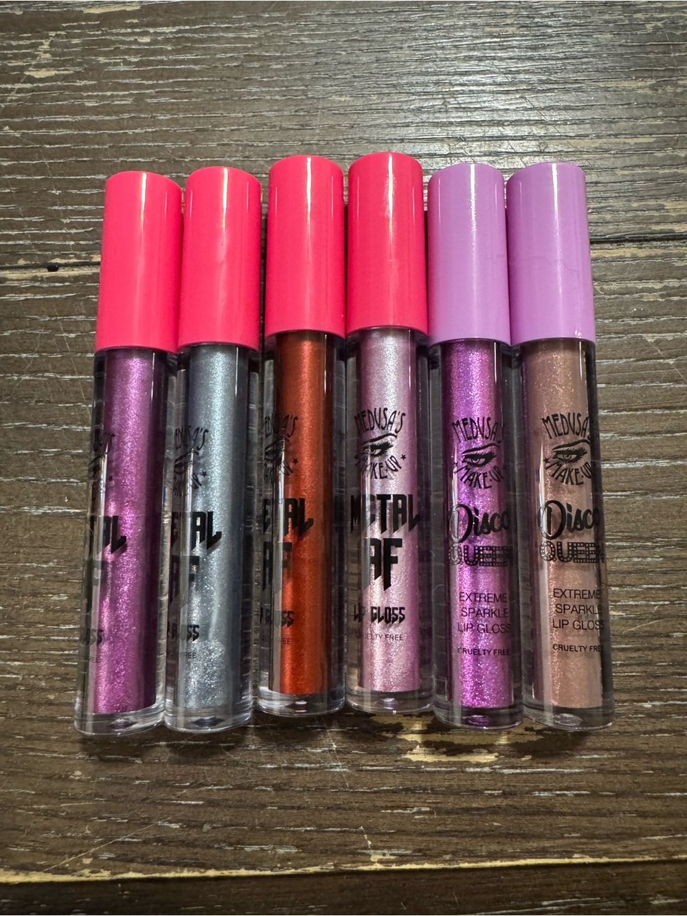 Medusa Metallic & Disco Glitter Lip Gloss Bundle